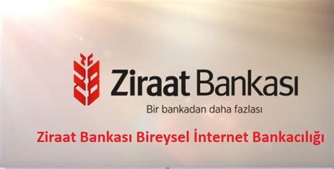 ziraat bankası bireysel internet